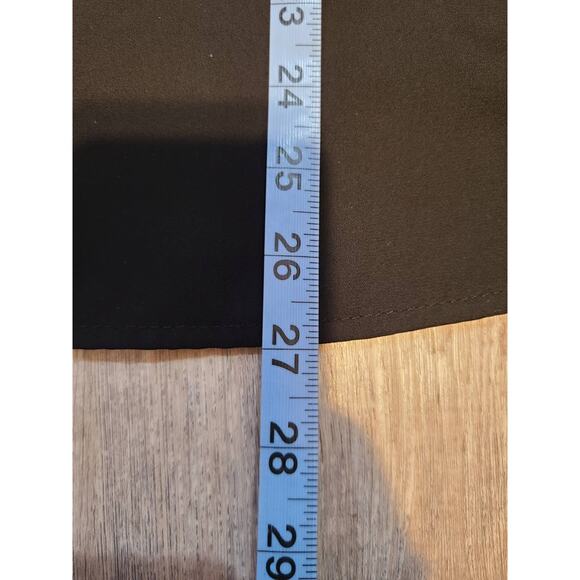 Rue21 medium women's sheer black partial zip up blouse - Picture 6 of 6